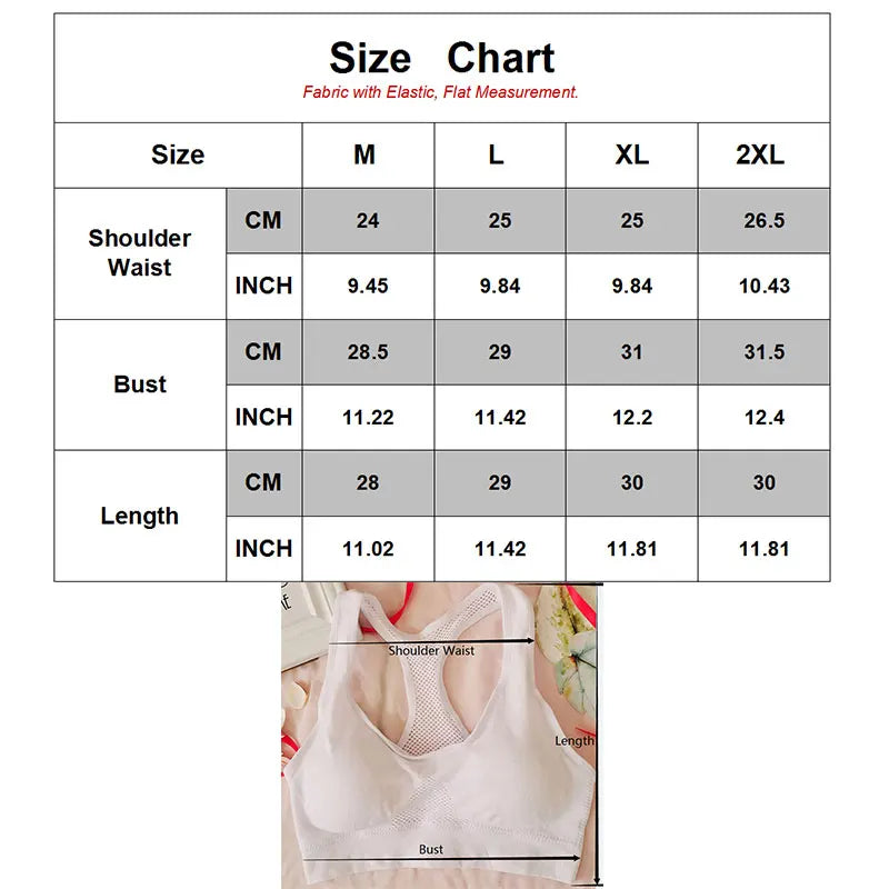 Women Breathable Sports Bra