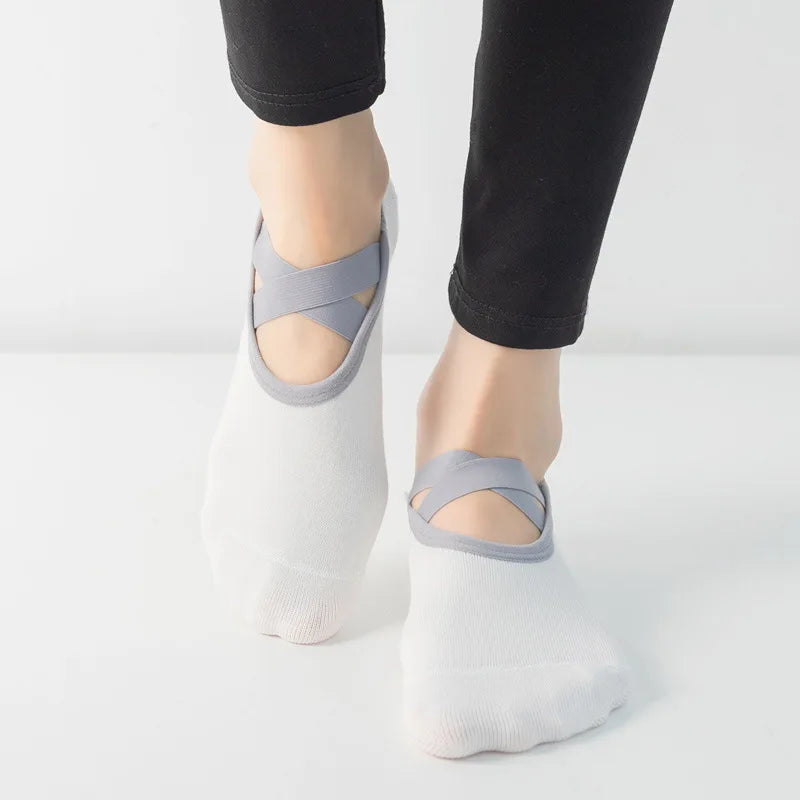 Women Bandage Yoga Socks