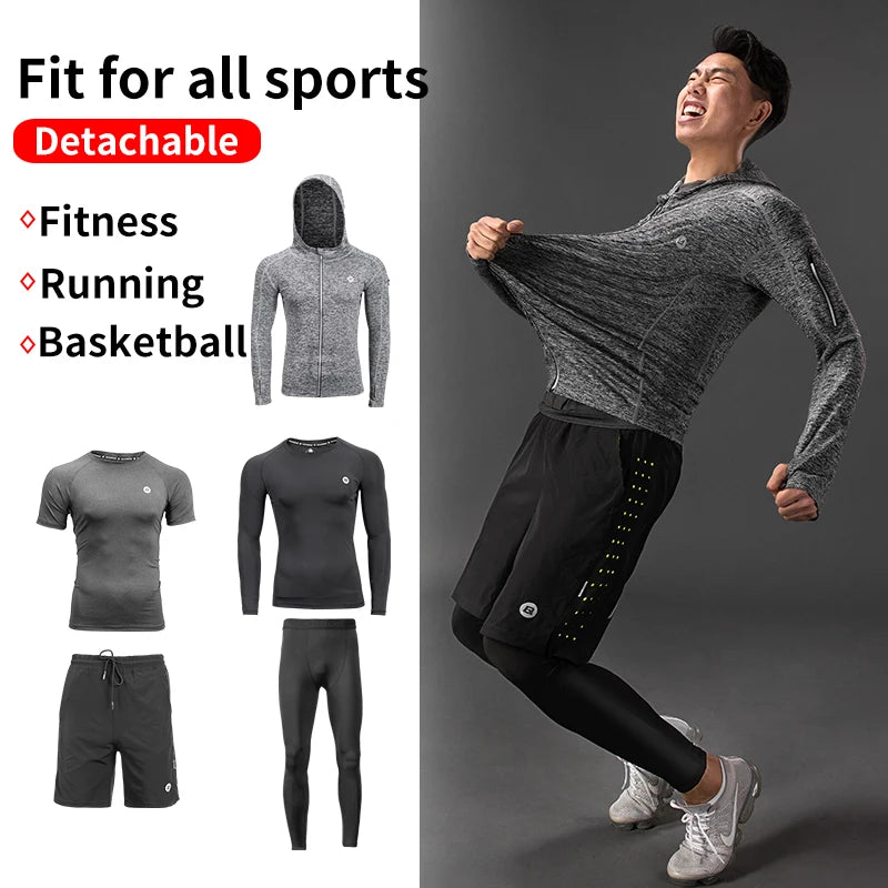 Men's Tracksuit Gym Fitness Running