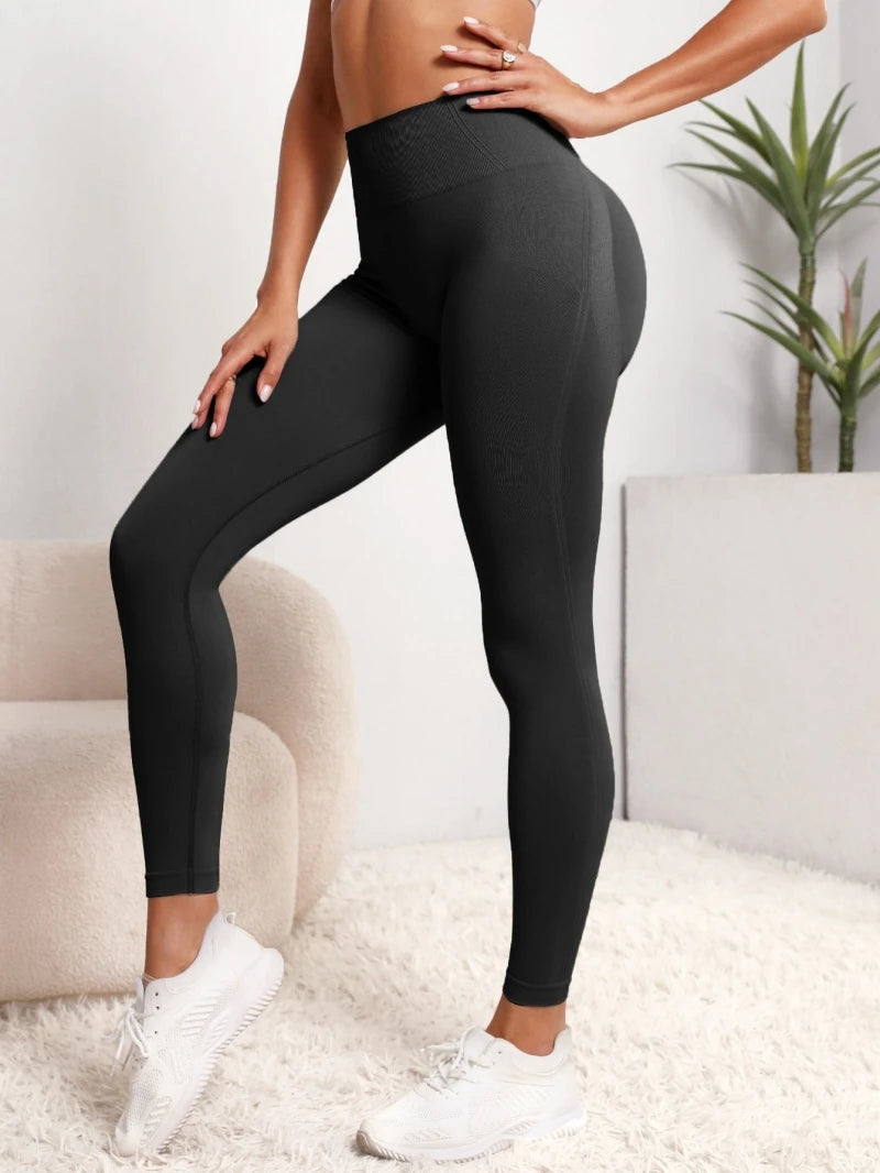 High waist seamless sports leggings