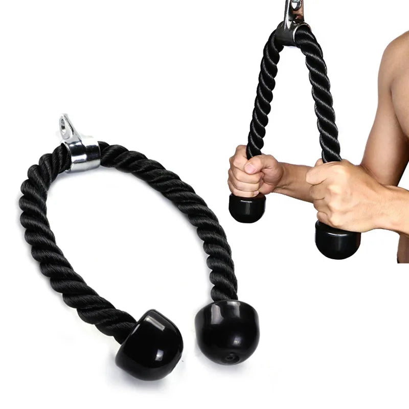 1 PC Biceps Training Double Head Pull Rope